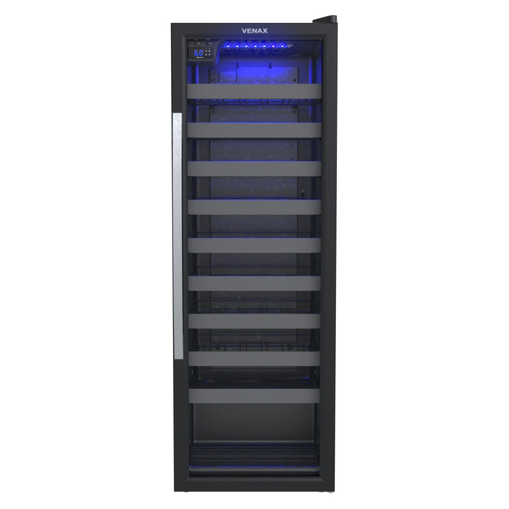 Adega Venax 50 Garrafas Piubella 1 Porta 13703 Preto 220V