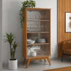 Cristaleira Orion Patrimar 77cm 2 Portas Cinamomo