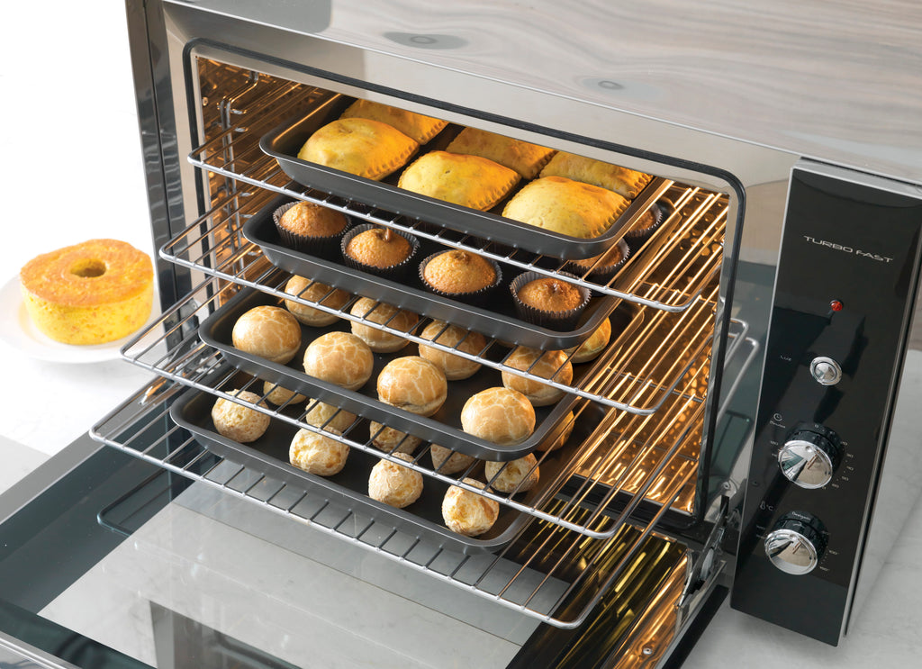 Forno de Mesa Elétrico Fischer 80L Turbo Fast 13687 Preto 220V