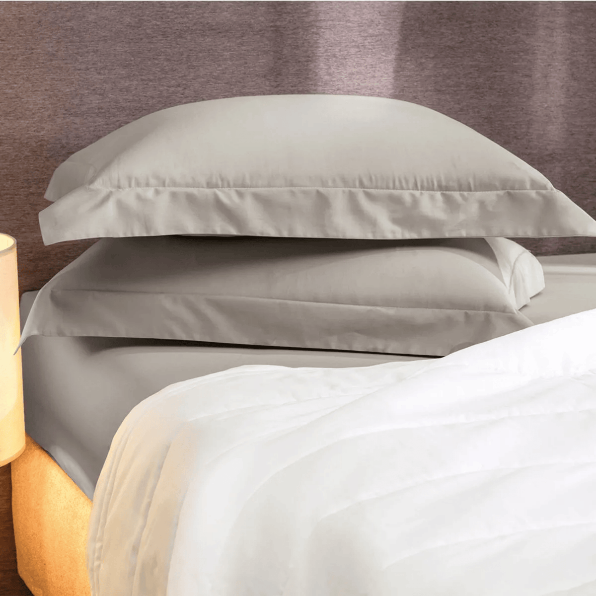 Lençol com Elástico Queen Altenburg 200 Fios 158x198cm Cinza Inspiração