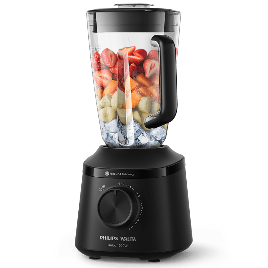 Liquidificador Philips Walita 3L Série 3000 Turbo HR2270 1000W Preto 220V