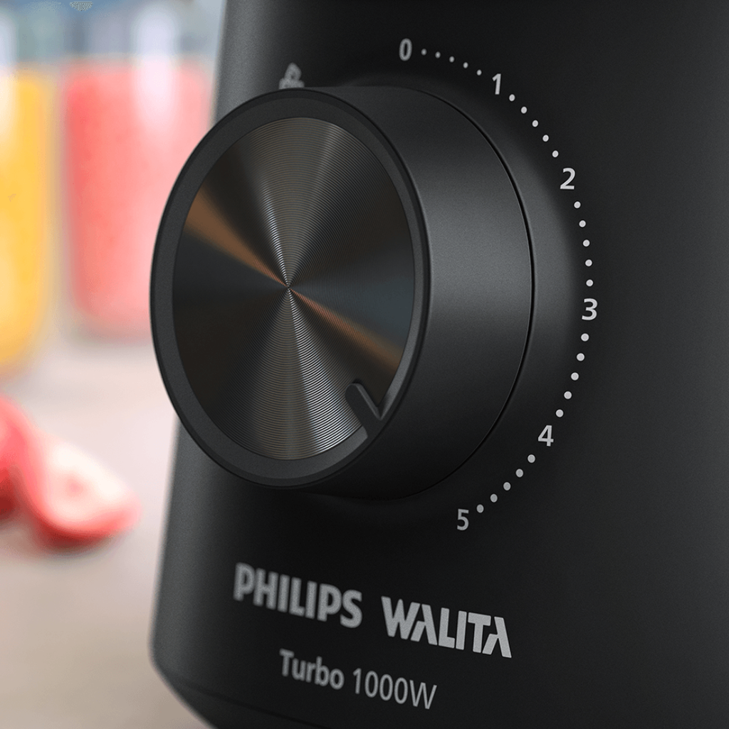 Liquidificador Philips Walita 3L Série 3000 Turbo HR2270 1000W Preto 220V