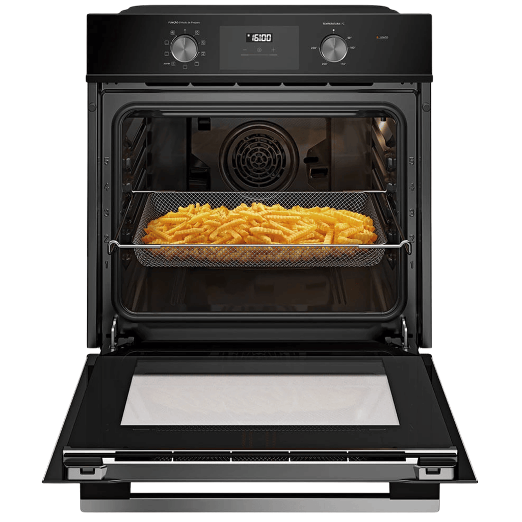 Kit Midea de Embutir Forno Elétrico 80L TSD80P2 + Micro-ondas 35L MGB35M2 Preto 220V
