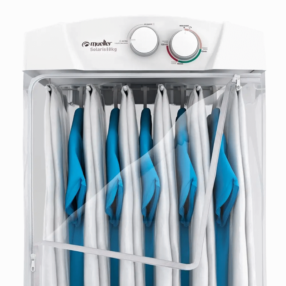 Secadora Parede Mueller 8KG Solaris 600008054 Branco 220V