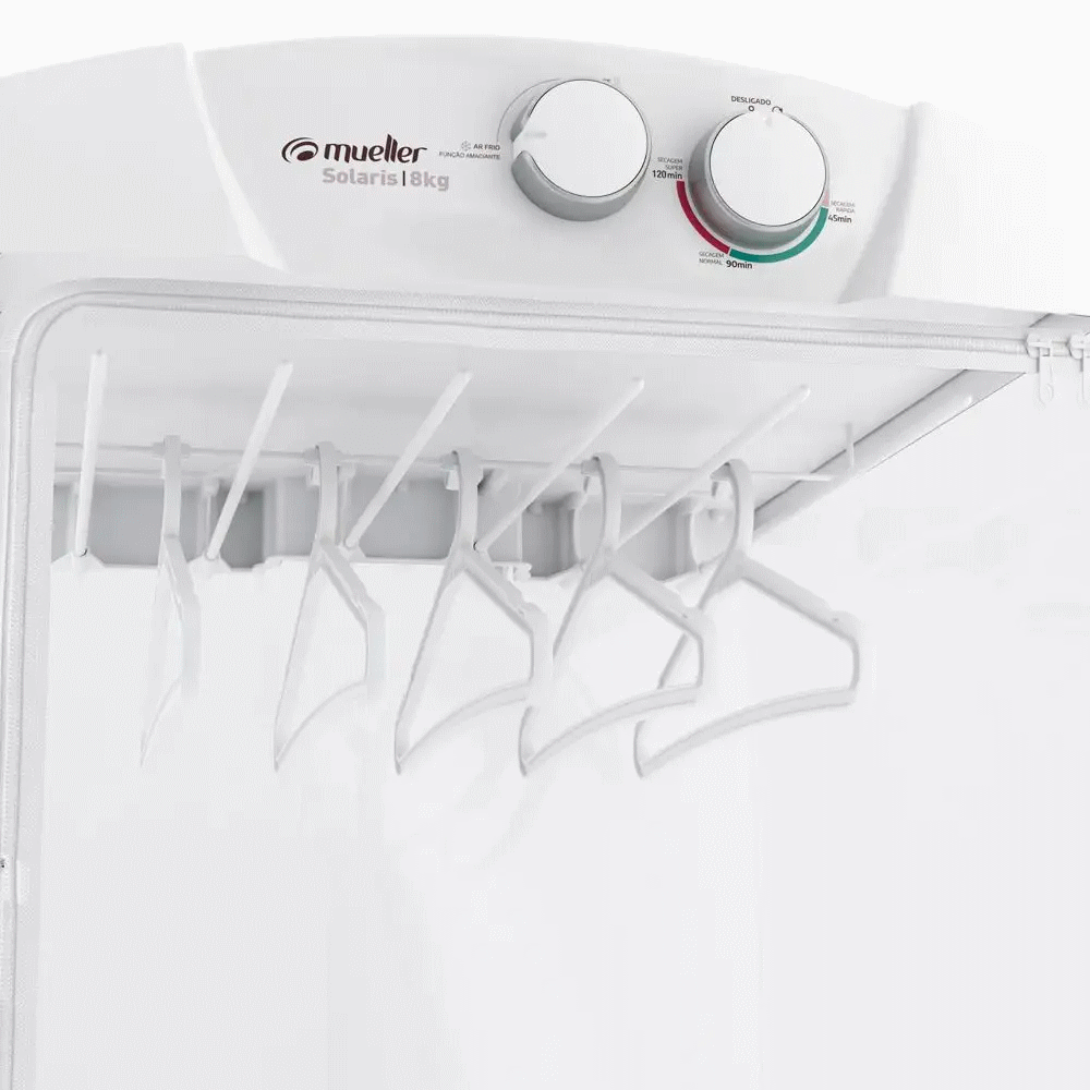 Secadora Parede Mueller 8KG Solaris 600008054 Branco 220V