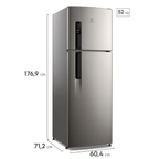 Refrigerador Electrolux 380L AutoSense Inverter Duplex Inox 220V