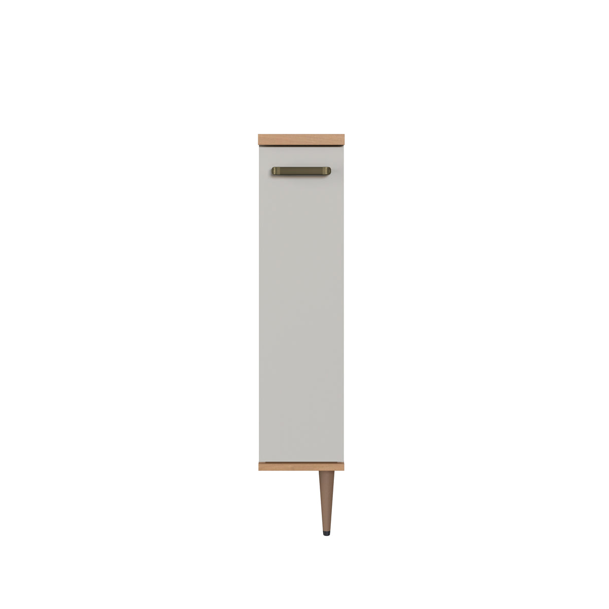 Armário Balcão de Cozinha Isabelle Delmarco 20cm Porta Condimentos Freijó e Arenas