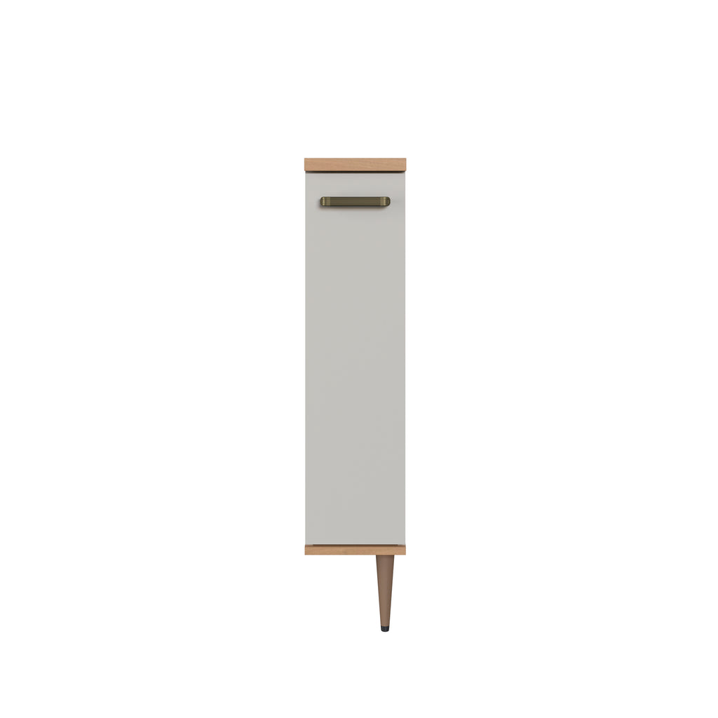 Armário Balcão de Cozinha Isabelle Delmarco 20cm Porta Condimentos Freijó e Arenas