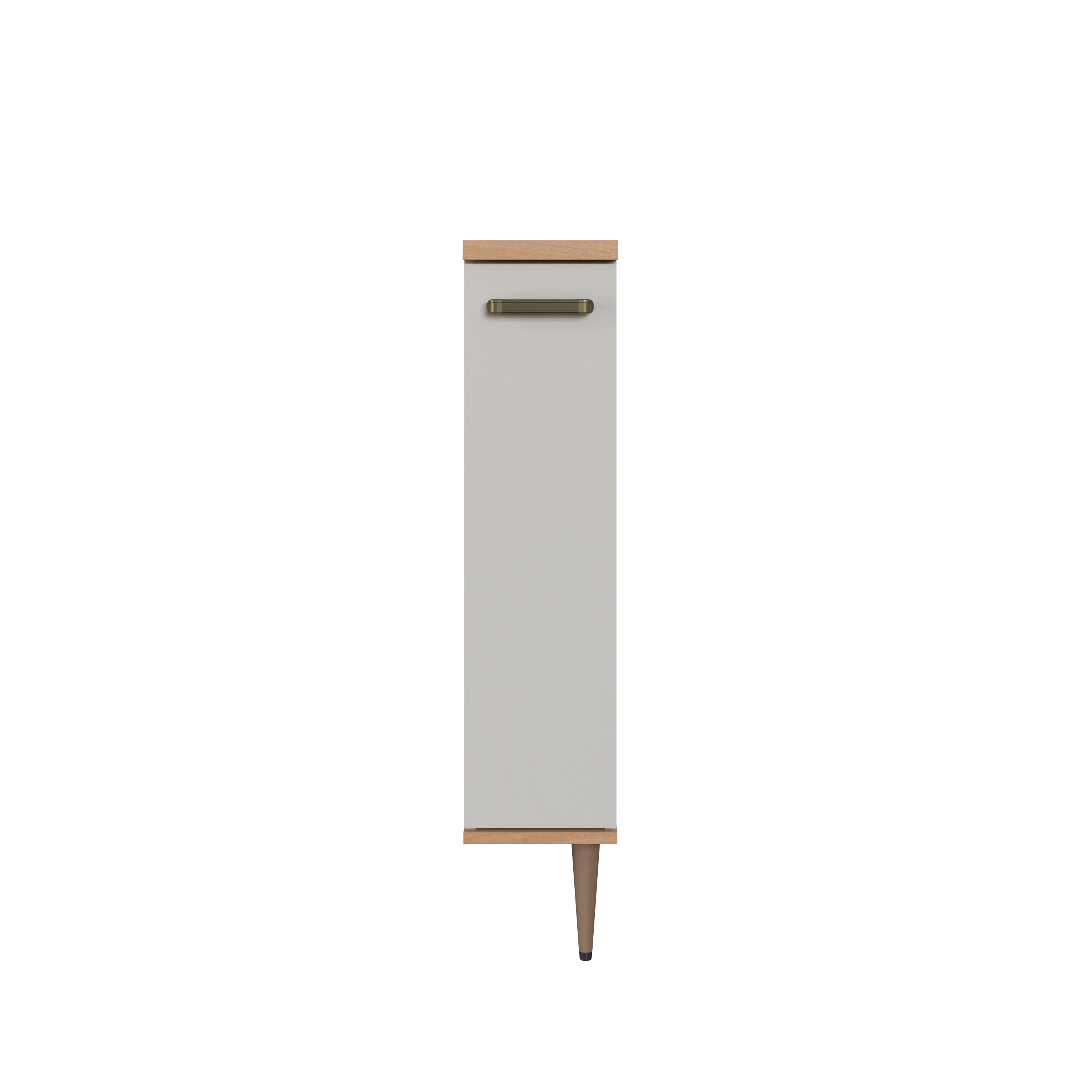 Armário Balcão de Cozinha Isabelle Delmarco 20cm Porta Condimentos Freijó e Arenas