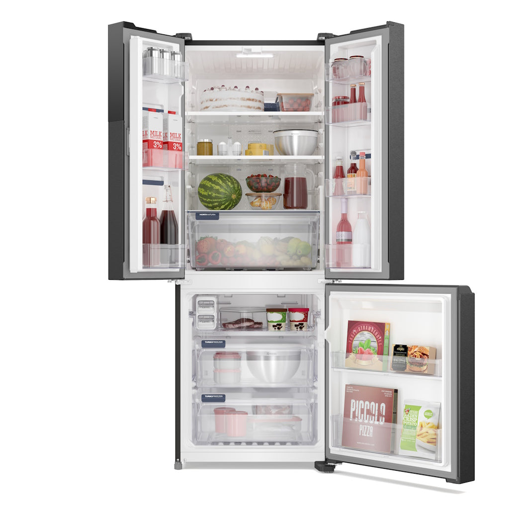 Refrigerador Electrolux 480L IM7 Inverter Efficient AutoSense Black Look 220V