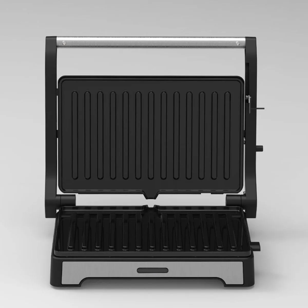 Sanduicheira e Mini Grill HQ Antiaderente 1000W Inox 220V