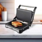 Sanduicheira e Mini Grill HQ Antiaderente 1000W Inox 220V