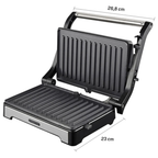 Sanduicheira e Mini Grill HQ Antiaderente 1000W Inox 220V
