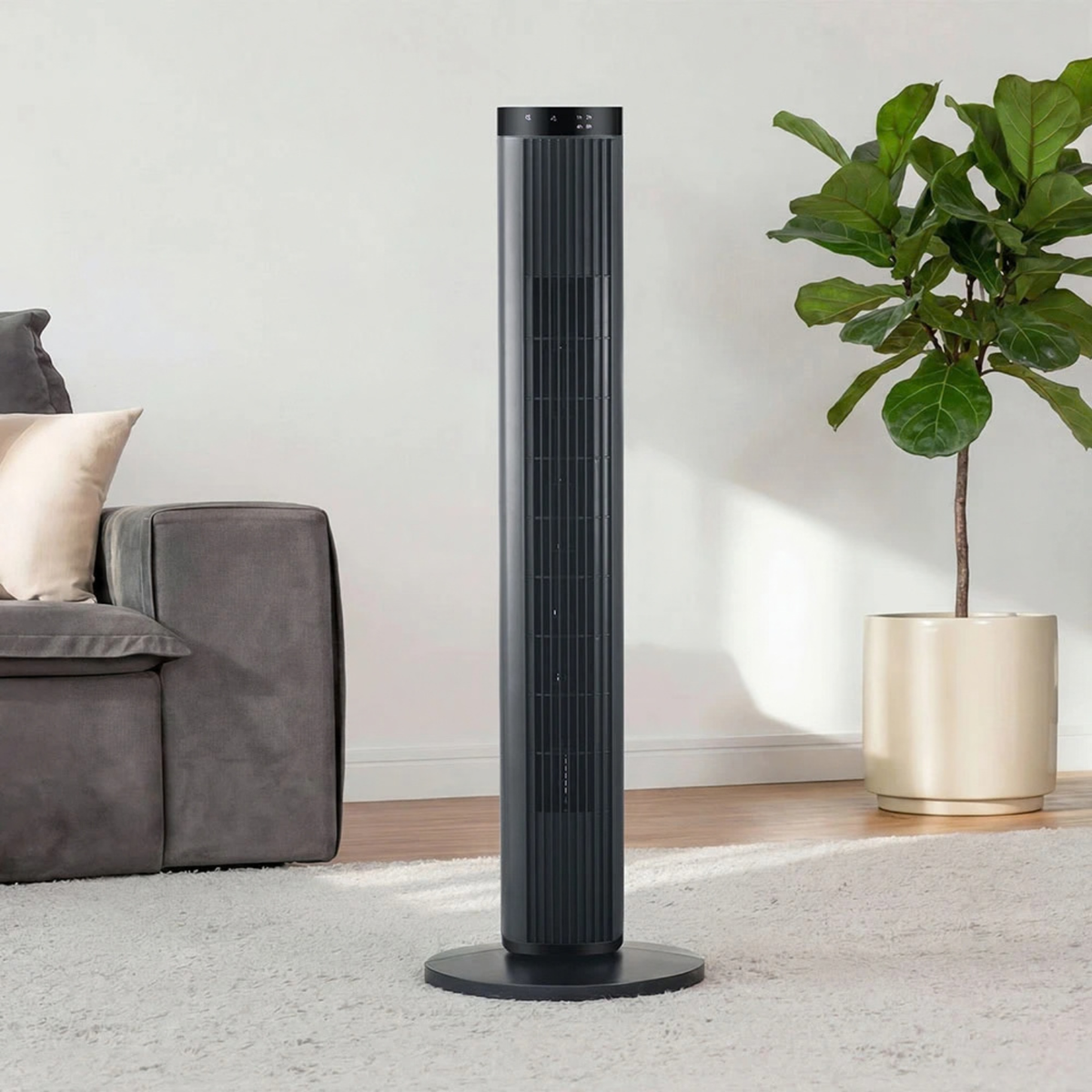 Ventilador de Torre Digital Midea VTDP1 Preto 220V