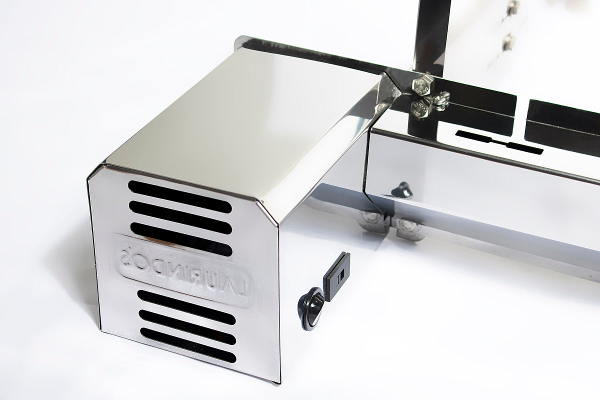 Churrasqueira Rotativa Laurindos Elétrica 4 Espetos G4E-4865 Inox