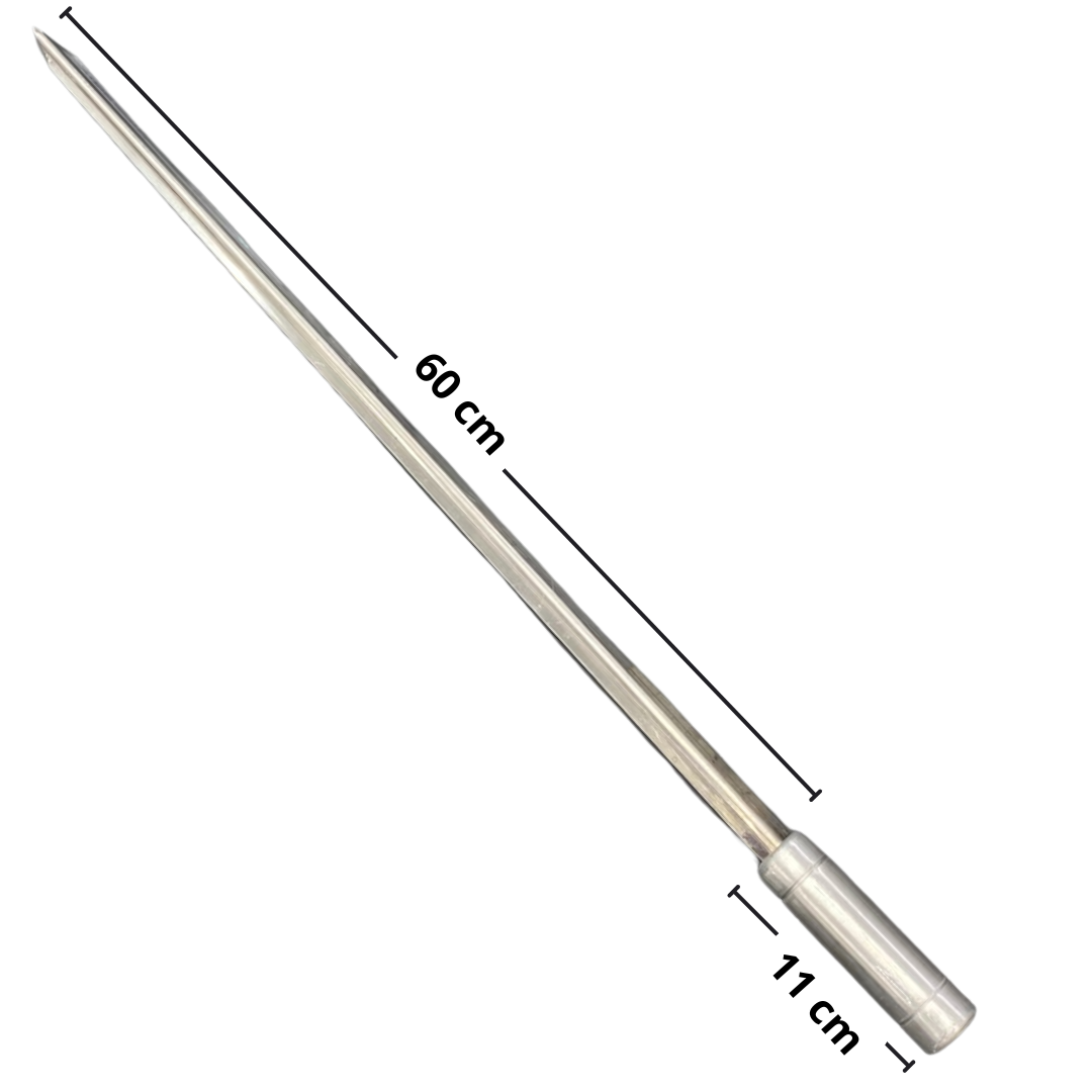 Espeto Chato Laurindos 60cm EC60 Inox