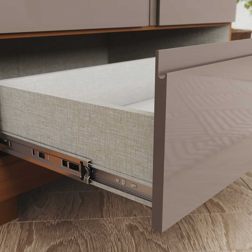 Roupeiro Imperial Henn 100% MDF 260cm 6 Portas 3 Gavetas Cinamomo e Avelã