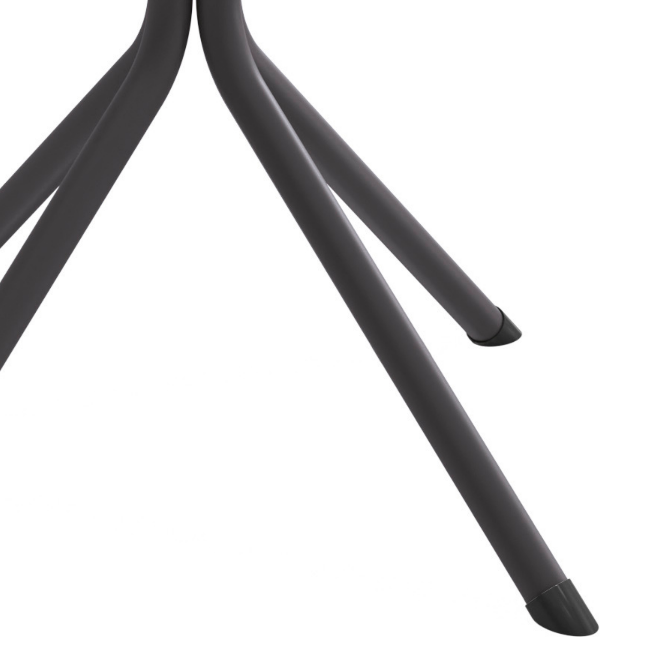 Mesa Redonda Creta Kappesberg 90cm Crome Canela e Preto