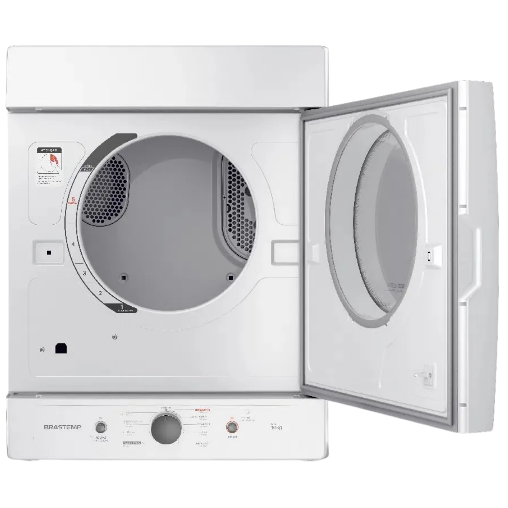 Conjunto Brastemp Lavadora de Roupas 14kg Inverter BNF14AS + Secadora de Parede 10kg BSI10BB 220V