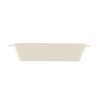 Refratário de Porcelana Coliseu com Alça 23,5cm Branco
