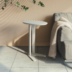 Mesa de Apoio Oval TB604 Dalla Costa Off White