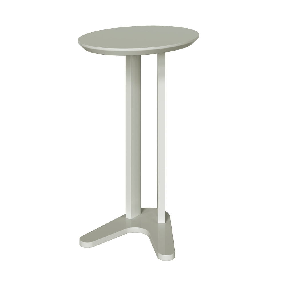 Mesa de Apoio Oval TB604 Dalla Costa Off White