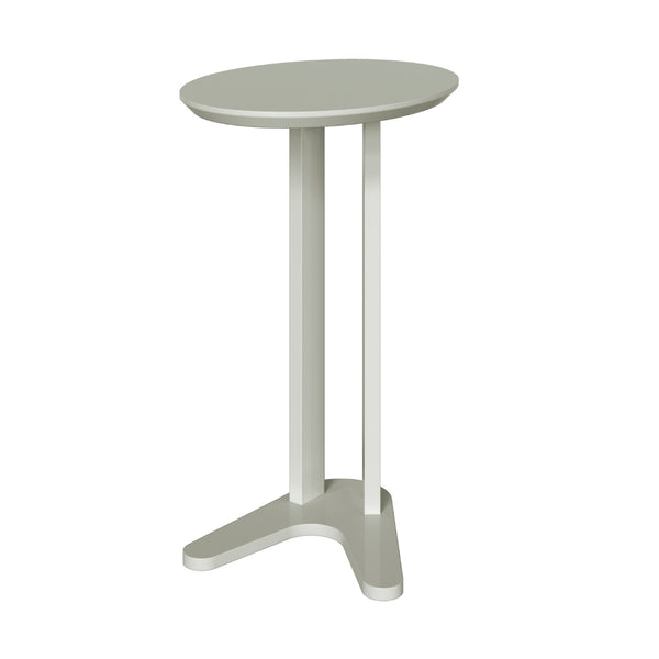 Mesa de Apoio Oval TB604 Dalla Costa Off White