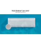 Ar-Condicionado Split Inverter Samsung 9000 BTUs WindFree AI Frio 220V