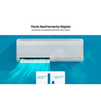 Ar-Condicionado Split Inverter Samsung 9000 BTUs WindFree AI Frio 220V