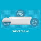 Ar-Condicionado Split Inverter Samsung 9000 BTUs WindFree AI Frio 220V