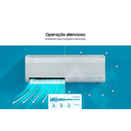 Ar-Condicionado Split Inverter Samsung 9000 BTUs WindFree AI Frio 220V