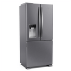 Refrigerador Brastemp 515L BRH85AK 3 Portas French Door Inverter Água e Gelo na Porta Cor Inox 220V