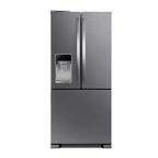 Refrigerador Brastemp 515L BRH85AK 3 Portas French Door Inverter Água e Gelo na Porta Cor Inox 220V