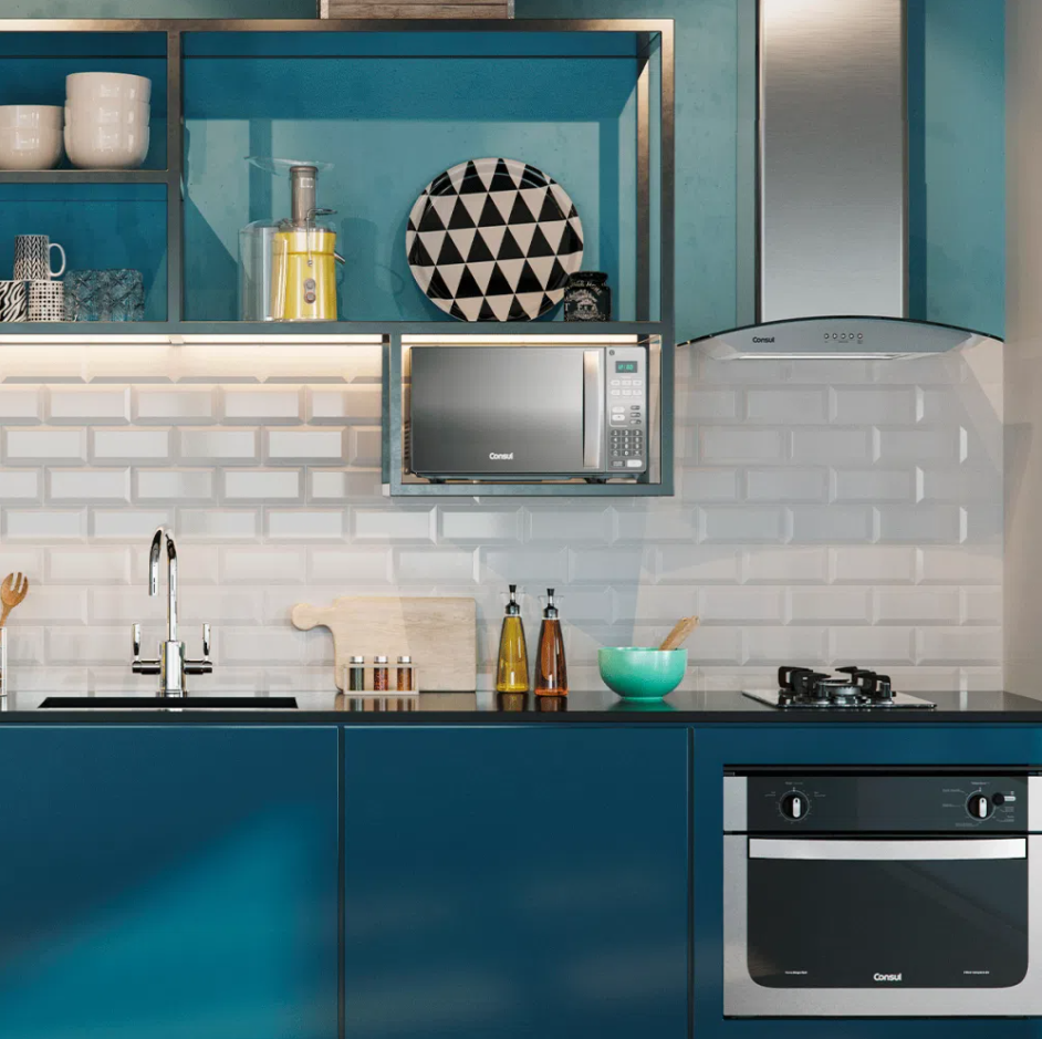 Micro-ondas Consul 20L  Função Descongelar Inox Espelhado 220V