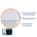 Protetor de Colchão Casal Altenburg Antistress Impermeável  Branco