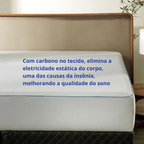 Protetor de Colchão Casal Altenburg Antistress Impermeável  Branco