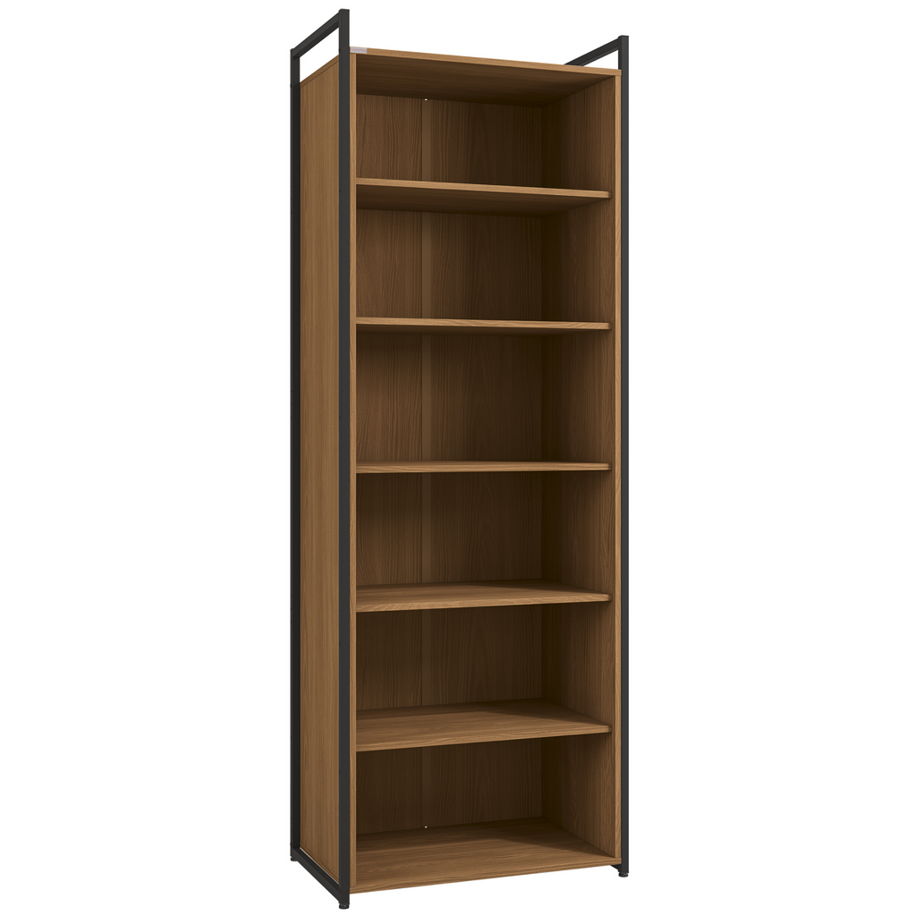 Armário Industrial Closet LI052 Kappesberg 72cm 2 Portas Canela e Preto Fosco
