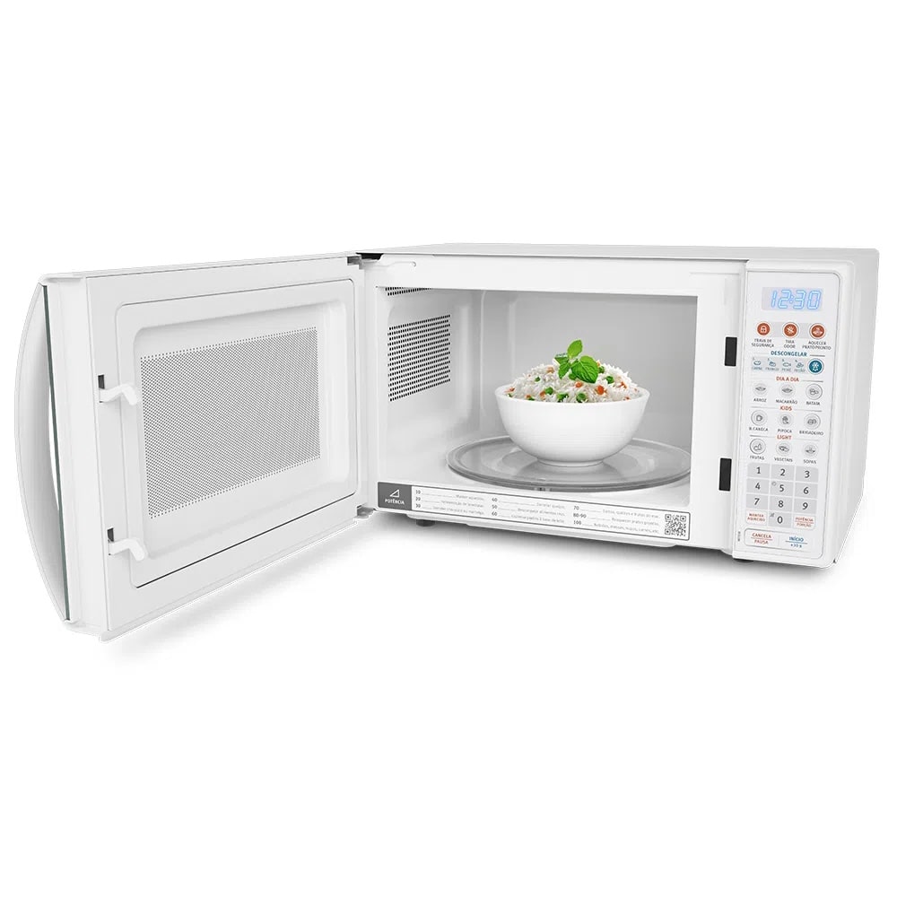 Micro-ondas Electrolux 20L Função Tira Odor Branco 220V