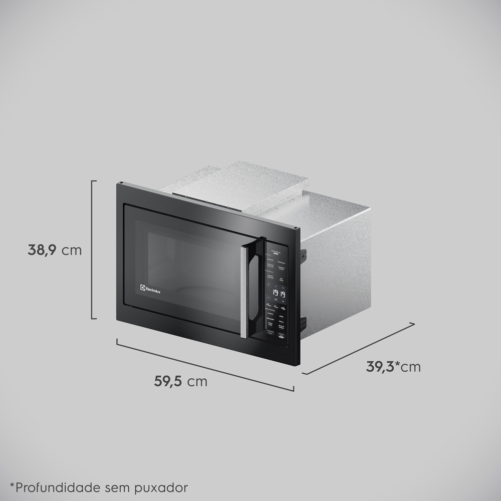 Kit Electrolux de Embutir Forno Elétrico 80L Efficiente PerfectCook+Micro-ondas 34L Experience 220V