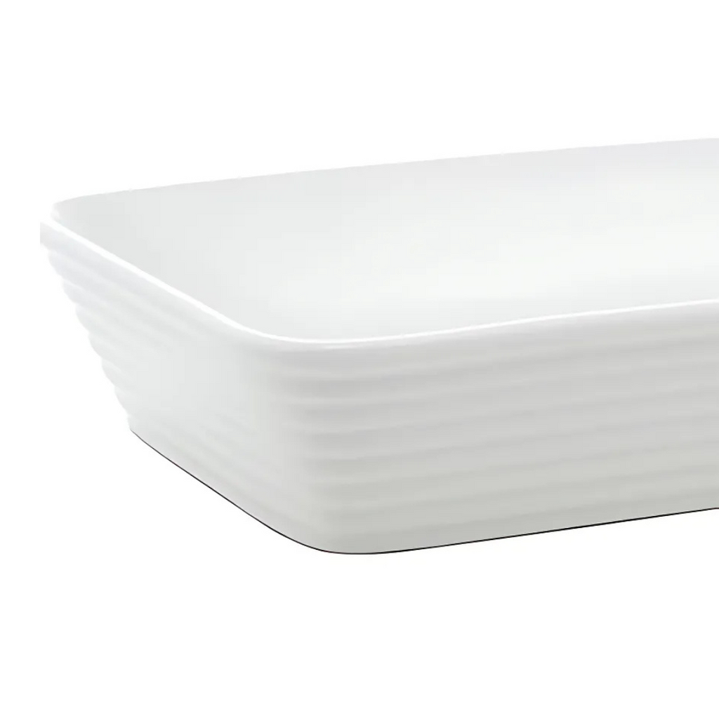 Refratário de Porcelana Coliseu Línea 30cm Branco