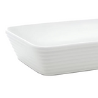 Refratário de Porcelana Coliseu Línea 30cm Branco