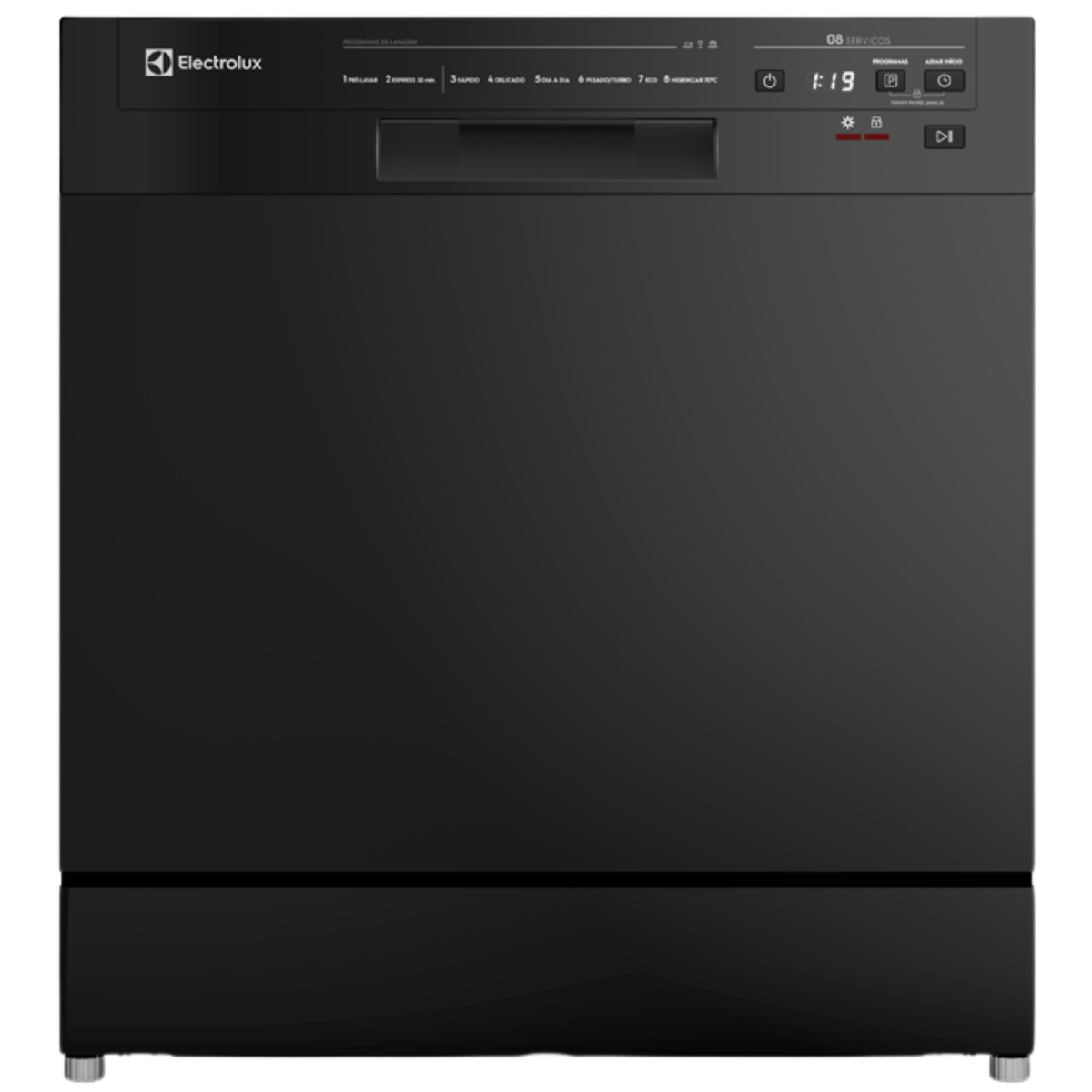 Lava-Louças Electrolux 8 Serviços com Programa Lava & Seca LP08E Preto 220V