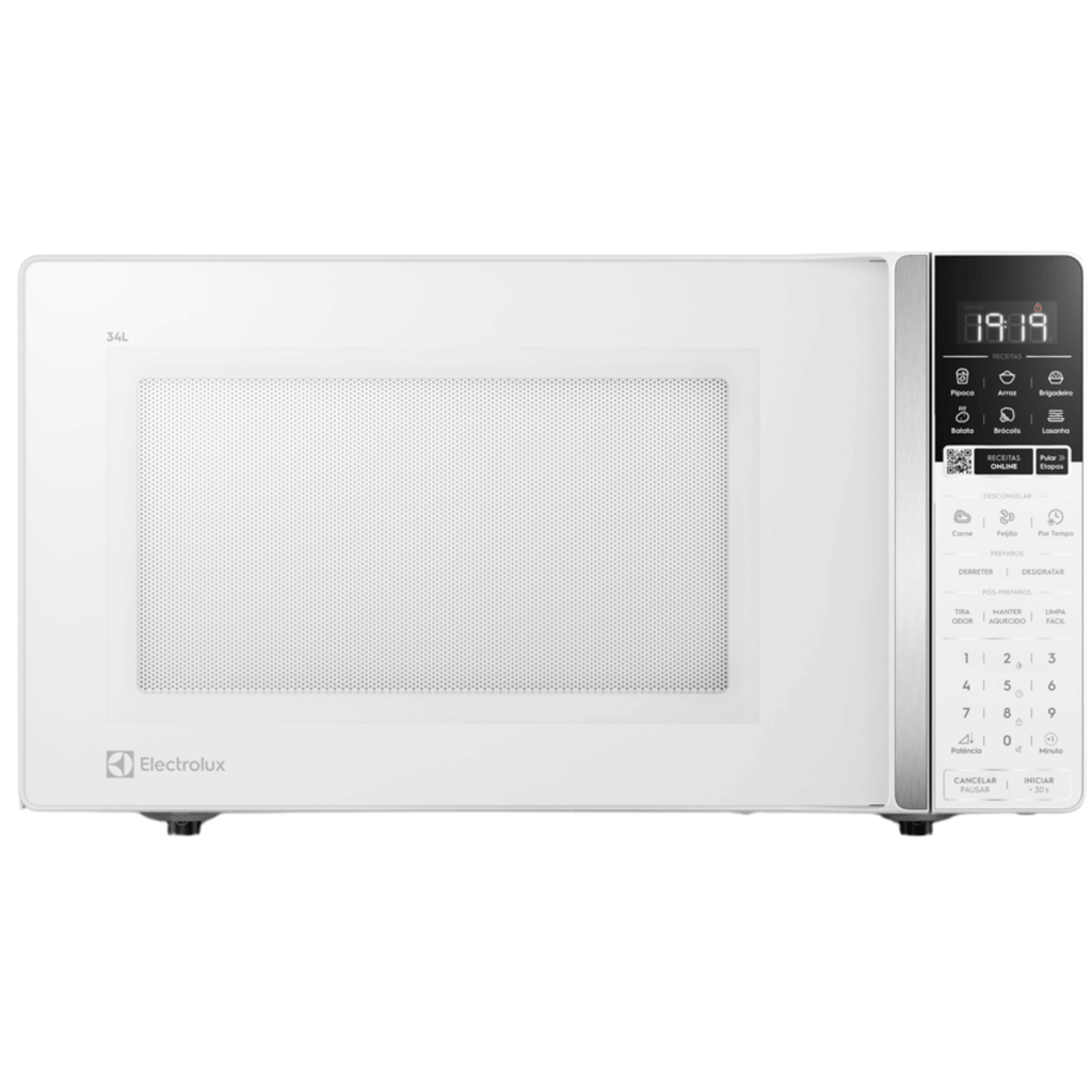 Micro-ondas Electrolux 34L Efficient ME34B Função Descongelamento Assistido Branco 220V