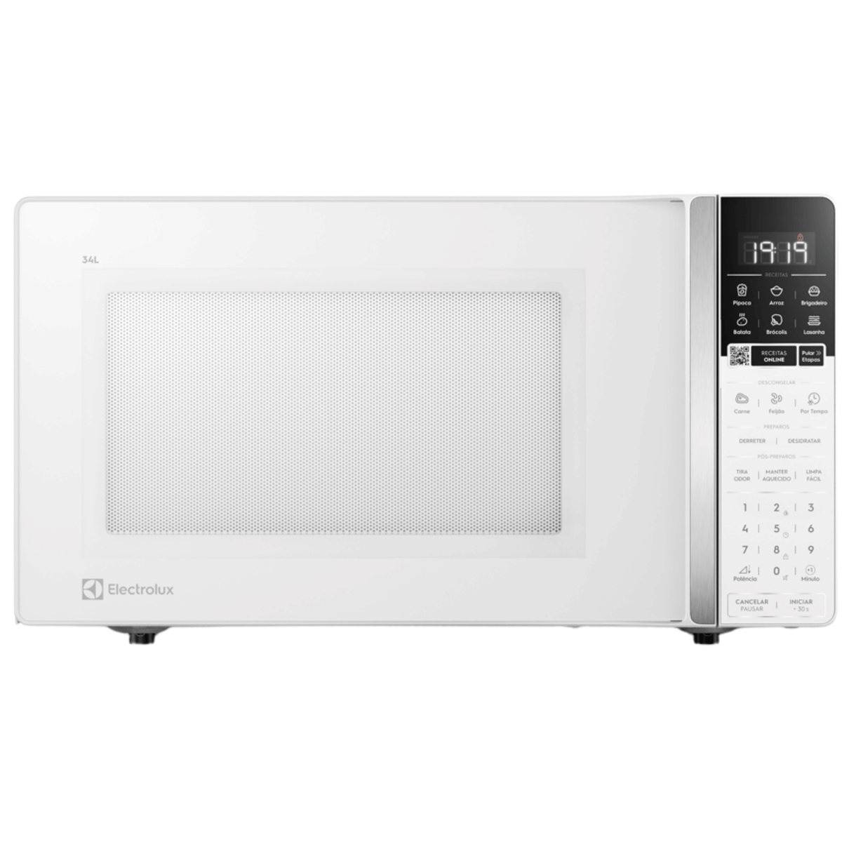 Micro-ondas Electrolux 34L Efficient ME34B Função Descongelamento Assistido Branco 220V
