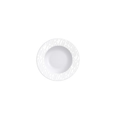 Prato Sobremesa Tramontina Marie Porcelana Decorada Branco