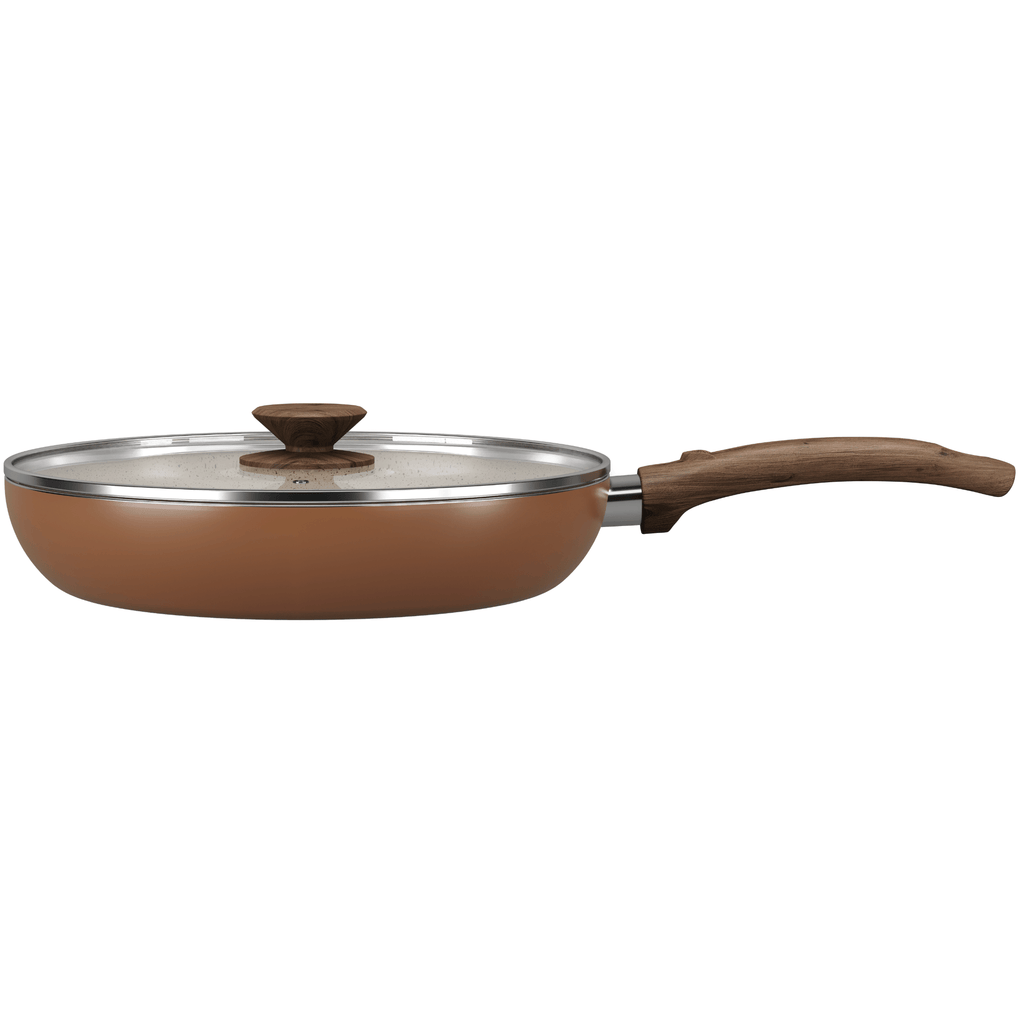 Frigideira Primea Ceramic Life Brinox Antiaderente 28cm Cappuccino