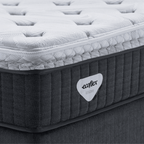 Conjunto Cama Box Comfy Casal Ecoflex 138x188x76cm Molas Ensacadas Grafite