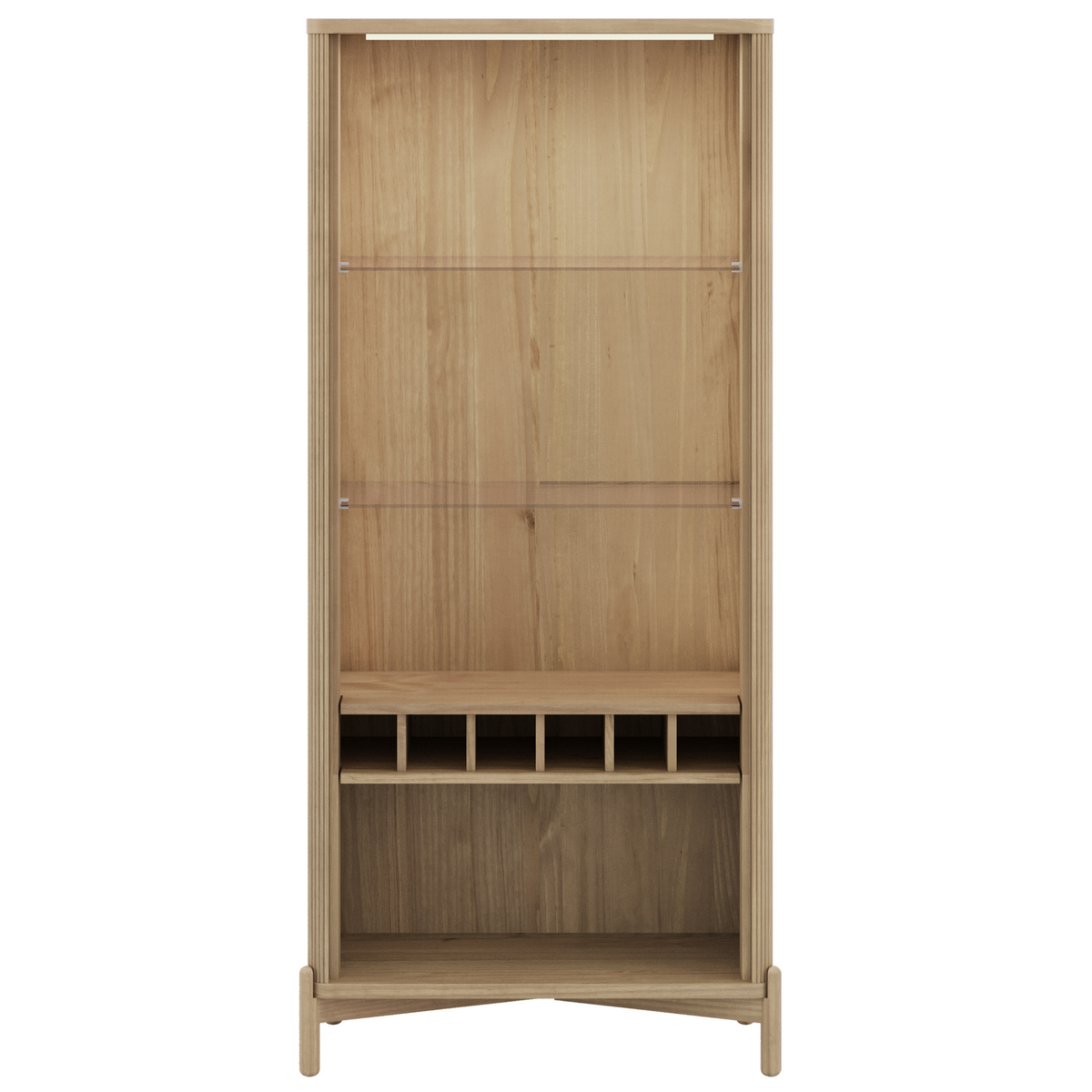 Cristaleira Nest Finestra 80cm 2 Portas Adega com LED Tauari