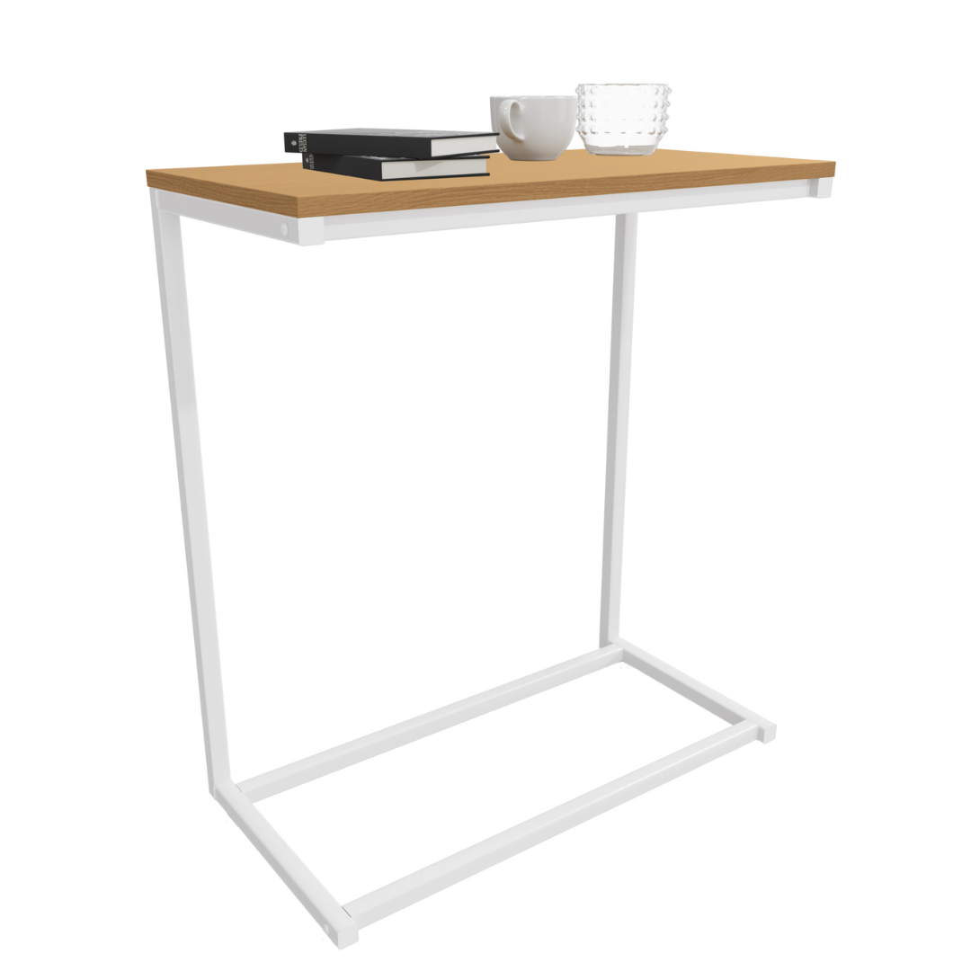 Mesa de Apoio Industrial Kappesberg LI025 Canela e Branco