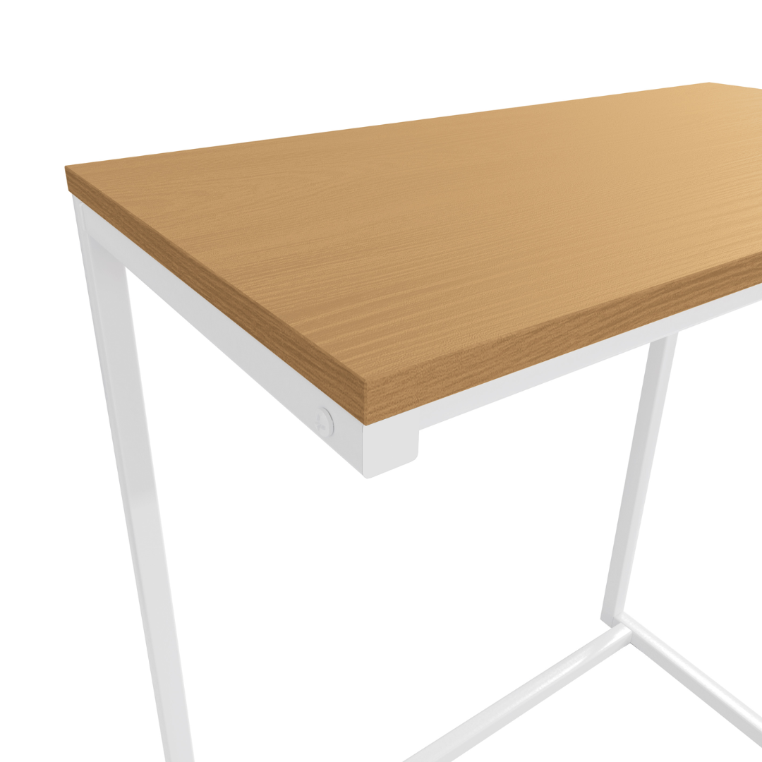 Mesa de Apoio Industrial Kappesberg LI025 Canela e Branco